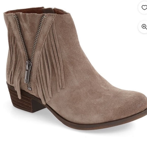Lucky Brand Women's Beeliner Fringe Booties - Picture 6 of 6